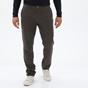 NAVY & GREEN-Ανδρικό υφασμάτινο παντελόνι NAVY & GREEN MODERN FIT γκρι