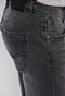 FUNKY BUDDHA-Ανδρικό jean παντελόνι FUNKY BUDDHA Regular slim fit γκρι