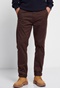 FUNKY BUDDHA-Ανδρικό chino παντελόνι FUNKY BUDDHA essential comfort fit μπορντό
