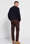 FUNKY BUDDHA-Ανδρικό chino παντελόνι FUNKY BUDDHA essential comfort fit μπορντό
