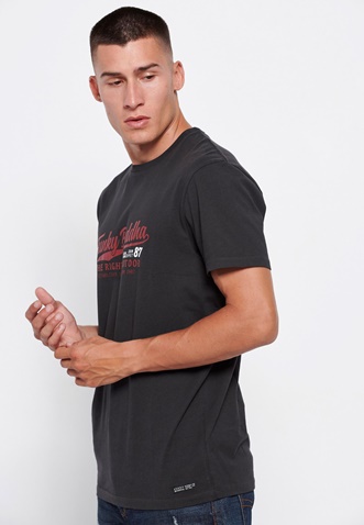 FUNKY BUDDHA-Ανδρικό t-shirt FUNKY BUDDHA μαύρο