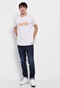 FUNKY BUDDHA-Ανδρικό t-shirt FUNKY BUDDHA λευκό