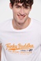 FUNKY BUDDHA-Ανδρικό t-shirt FUNKY BUDDHA λευκό
