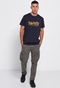 FUNKY BUDDHA-Ανδρικό t-shirt FUNKY BUDDHA μπλε