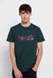 FUNKY BUDDHA-Ανδρικό t-shirt FUNKY BUDDHA πράσινο