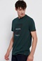 FUNKY BUDDHA-Ανδρικό t-shirt FUNKY BUDDHA πράσινο