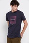 FUNKY BUDDHA-Ανδρικό t-shirt FUNKY BUDDHA μπλε ναυτικό
