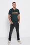 FUNKY BUDDHA-Ανδρικό t-shirt FUNKY BUDDHA πράσινο