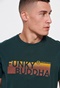 FUNKY BUDDHA-Ανδρικό t-shirt FUNKY BUDDHA πράσινο
