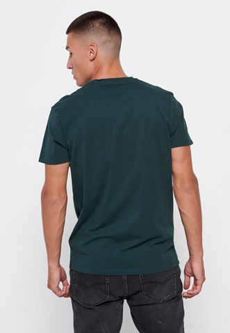 FUNKY BUDDHA-Ανδρικό t-shirt FUNKY BUDDHA πράσινο