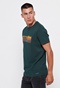 FUNKY BUDDHA-Ανδρικό t-shirt FUNKY BUDDHA πράσινο