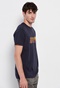FUNKY BUDDHA-Ανδρικό t-shirt FUNKY BUDDHA μπλε ναυτικό