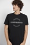 FUNKY BUDDHA-Ανδρικό t-shirt FUNKY BUDDHA μαύρο