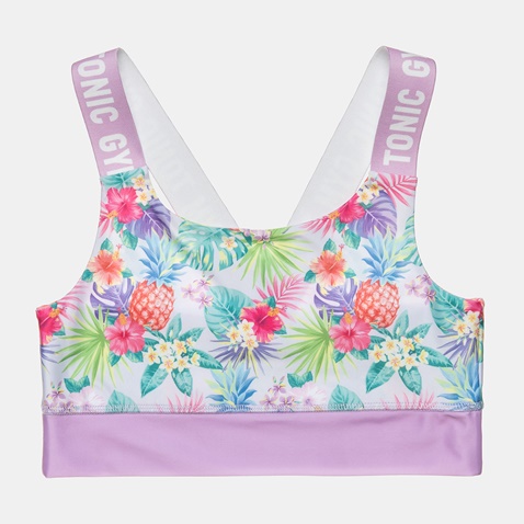 ALOUETTE-Παιδικό σετ από κολάν και μπουστάκι ALOUETTE Gym Tonic tropical (6 έως 16 ετών)