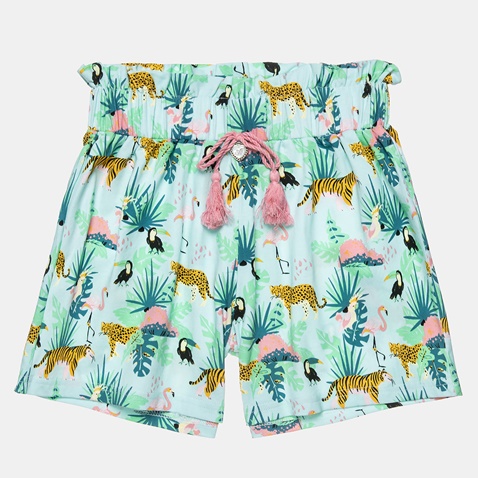 ALOUETTE-Παιδικό σετ από cropped top και σορτς ALOUETTE πράσινο