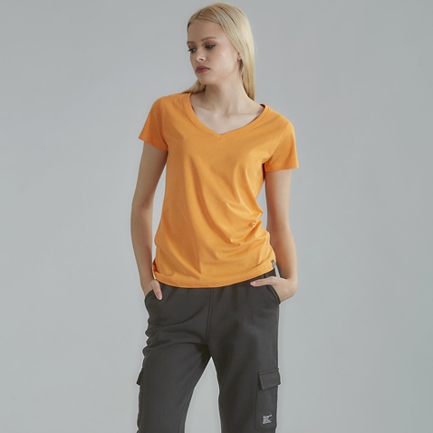 ADMIRAL-Γυναικείο t-shirt Seker ADMIRAL πορτοκαλί