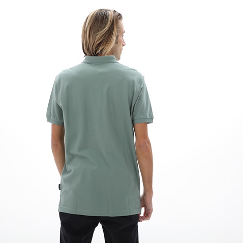 NAVY & GREEN-Ανδρική polo μπλούζα NAVY & GREEN πράσινη