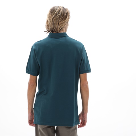 NAVY & GREEN-Ανδρική polo μπλούζα NAVY & GREEN πράσινη