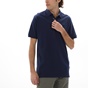 NAVY & GREEN-Ανδρική polo μπλούζα NAVY & GREEN σκούρο μπλε