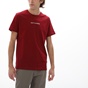 NAVY & GREEN-Ανδρικό t-shirt NAVY & GREEN κόκκινο