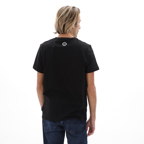 NAVY & GREEN-Ανδρικό t-shirt NAVY & GREEN μαύρο