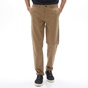NAVY & GREEN-Ανδρικό chino παντελόνι NAVY & GREEN MODERN FIT καφέ