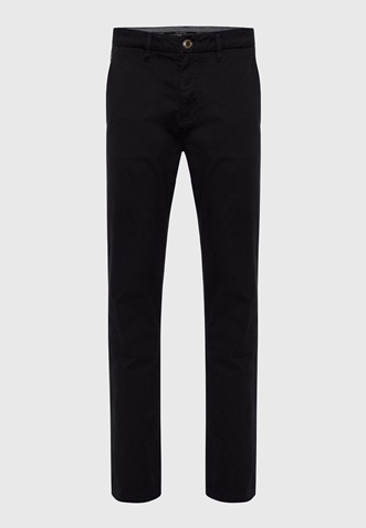 FUNKY BUDDHA-Ανδρικό chino παντελόνι FUNKY BUDDHA Essential comfort chino μαύρο