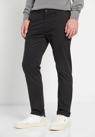 FUNKY BUDDHA-Ανδρικό chino παντελόνι FUNKY BUDDHA Essential comfort μαύρο