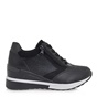 JK LONDON-Γυναικεία sneaker wedges JK LONDON T104B1433 μαύρα