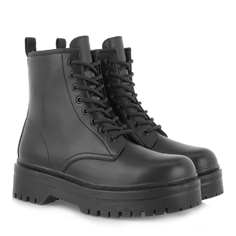 JK LONDON-Γυναικεία μποτάκια JK LONDON T304B2143 μαύρα