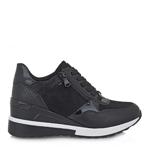 JK LONDON-Γυναικεία sneakers wedges JK LONDON T104B2963 μαύρα