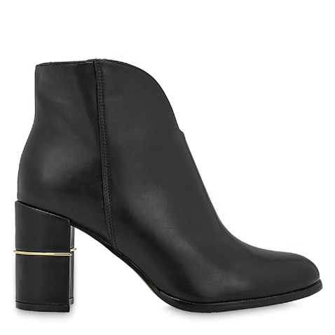 JK LONDON-Γυναικεία μποτάκια  JK LONDON T389A1014001 μαύρα