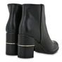 JK LONDON-Γυναικεία μποτάκια  JK LONDON T389A1014001 μαύρα
