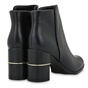 JK LONDON-Γυναικεία μποτάκια JK LONDON T389A1024001 μαύρα