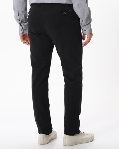 NAVY & GREEN-Ανδρικό chino παντελόνι NAVY & GREEN μαύρο 