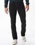NAVY & GREEN-Ανδρικό jean παντελόνι NAVY & GREEN low waist μαύρο 