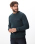 NAVY & GREEN-Ανδρική φούτερ μπλούζα NAVY & GREEN πετρόλ