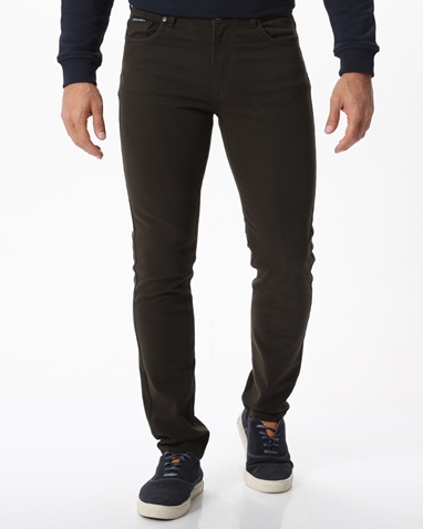NAVY & GREEN-Ανδρικό chino παντελόνι NAVY & GREEN χακί 