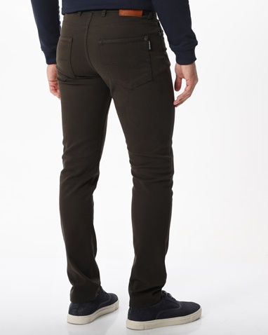 NAVY & GREEN-Ανδρικό chino παντελόνι NAVY & GREEN χακί 