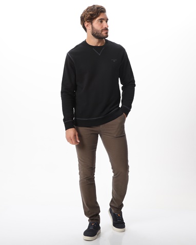 NAVY & GREEN-Ανδρικό chino παντελόνι NAVY & GREEN χακί 