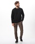 NAVY & GREEN-Ανδρικό chino παντελόνι NAVY & GREEN χακί 