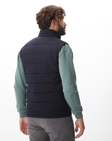 NAVY & GREEN-Ανδρικό αμάνικο μπουφάν NAVY & GREEN μπλε 