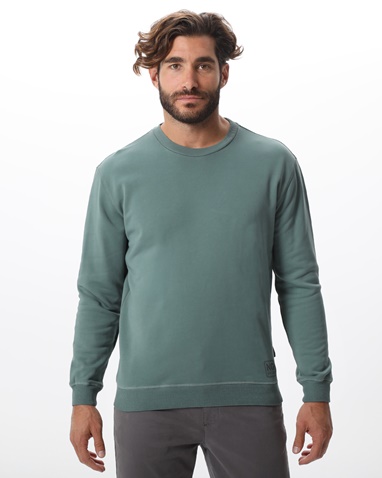 NAVY & GREEN-Ανδρική φούτερ μπλούζα NAVY & GREEN πράσινη 