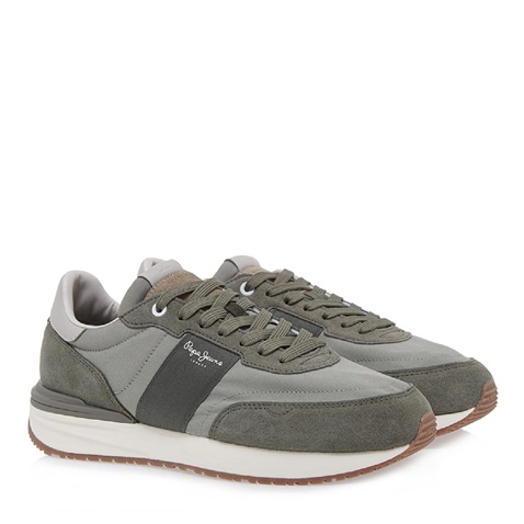 PEPE JEANS-Ανδρικά sneakers PEPE JEANS S50631491 λαδί