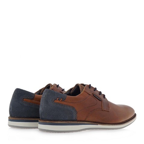 BULLBOXER-Ανδρικά casual δετά παπούτσια BULLBOXER S57750112 καφέ