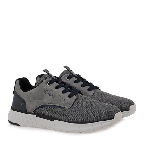 S OLIVER-Ανδρικά casual sneakers S OLIVER S593S6352 γκρι