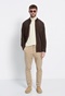 FUNKY BUDDHA-Ανδρικό comfort chino FUNKY BUDDHA Marron μπεζ