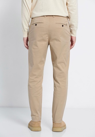 FUNKY BUDDHA-Ανδρικό comfort chino FUNKY BUDDHA Marron μπεζ