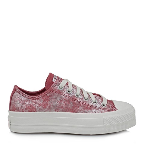 CONVERSE-Γυναικεία sneakers CONVERSE CHUCK TAYLOR ALL STAR LIFT  T136X6342 ροζ ασημί