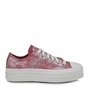 CONVERSE-Γυναικεία sneakers CONVERSE CHUCK TAYLOR ALL STAR LIFT  T136X6342 ροζ ασημί
